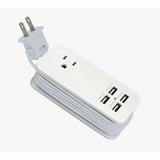 Portable Charging Station with 4 USB Ports (Ships from USA)