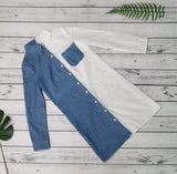 Women's Casual Jean Stitching Dress