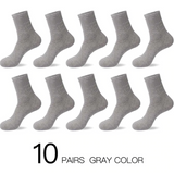 Men's Cotton Socks 10 Pairs/Lot
