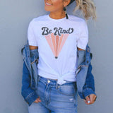 Be Kind Pink Graphic T-Shirt
