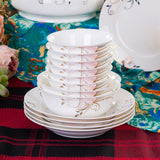 [Golden Family] Jingdezhen 56 Bone China Tableware Set