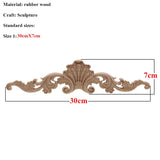 VZLX Unique Natural Floral Wood Carved Wooden Figurines