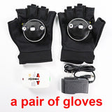New Blue Green Laser Gloves DJ Tunnel Effect Auto Rotating Vortex Laser Glove Multicolour LED Luminous Costumes Accessories