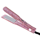 480 Degrees Flat Iron Hair Straighteners Bedazzled Crystal Bling Irons Flat Iron Hair Styler