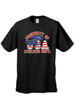 USA Flag T Shirt Men's Property of Athletic Dept.