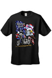 Men's/Unisex T Shirt USA Flag American Pride