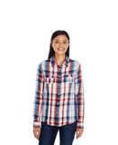 Burnside Ladies' Plaid Pattern Woven Shirt BN5222