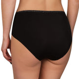 Mid-Waist Brief Panty Rosme Lingerie Silver Liner