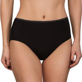 Mid-Waist Brief Panty Rosme Lingerie Silver Liner