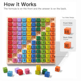 Montessori Wooden Multiplication Board Game for Toddler