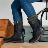 Mid-Calf Boot Winter Shoes Ladies Fashion Snow Boots Shoes Thigh High