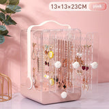 Transparent Jewelry and Cosmetic Handheld Storage Shelf