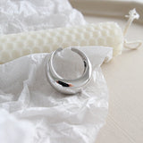HUANZHI Gold Statement Dome Ring for Women Big Large Open Finger Ring