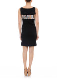 A-Line Print Detail Dress