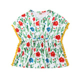 Baby Girl's Cover-Up Summer Floral Tassel Toddler Beach Dress