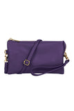7013lpd - Faux Crossbody Wristlet Bag