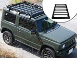 Black Roof Luggage for JB64W JB74W Without the Light Installation Holes 2018-Up Car Parts Roof Rack for Suzuki Jimmy Accessories