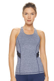 AQ249 Women's Mesh Panel Racerback