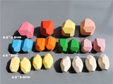 Wooden Rainbow Stacking Balance Stones for Kids Educations