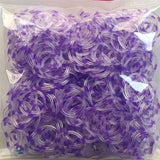 600 Elastic Different Colors Rubber Loom Bands Bracelet