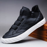 Men Shoes Fashion Soft Leather Loafers Breathable Autumn Lace Up