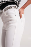 Flared Jeans in White
