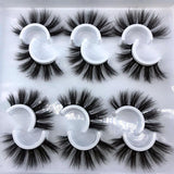 HBZGTLAD 2/4 Pairs Natural False Eyelashes Fake Lashes Long Makeup 3d Mink Lashes Eyelash Extension Mink Eyelashes for Beauty - shopwishi 