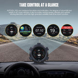 AUTOOL X95 Multifunctional GPS Speed PMH KMH Slope Meter Inclinometer Car Compass Pitch Tilt Angle Protractor Latitude Longitude