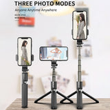 Wholesale in Stock L03 Aluminum Alloy Foldable Flexible  BT Tripod Selfie Stick
