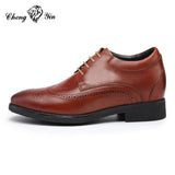 Wholesale Men Shoes Genuine Leather Height Increasing Dress Men Shoes High Quality Fashion Dress Elevator Shoes for Men
