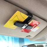 Car Accessories Interior Car Glasses Case Auto Sun Visor Glasses Holder Sunglasses Clip Card Holder Eyeglasses Accessories 1pc