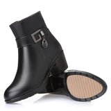 AIYUQI 2023 Genuine Leather  Women's Warm Booties Winter Boots
