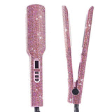 480 Degrees Flat Iron Hair Straighteners Bedazzled Crystal Bling Irons Flat Iron Hair Styler