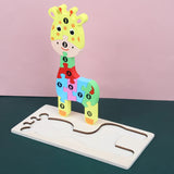 Montessori Wooden Dinosaur Puzzle for Toddlers