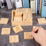 Montessori Children's Wooden Spelling Letters Practice Board