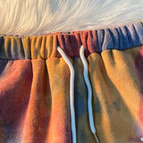 Tie Dye Women's Loose High Waist Long Sweatpants