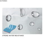 Flowers Prints Bath Screen Curtains With Hooks High Quality Polyester Shower CurtainToilet Cover Mat Non-Slip Bath Rug Set