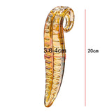 Pink Hippocampus Glass Dildo Realistic Sex Adults Toys