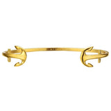 Mister Double Anchor Cuff Bracelet