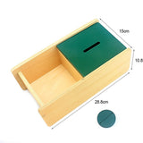 Montessori Toddler's Wooden Sensorial Box Board Puzzle