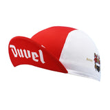 Classic Duvel Breathable Beer Cycling Caps Red Bike Wear Hat Pro Team Bicycle Caps Men and Women Jersey Set Matching