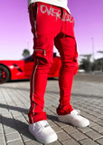 NS041plus Size Pants for Men 2021 Reflective Straight  Elastic Force Autumn Cargo Men's Pants & Trousers