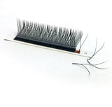 Double Layers 4D Y Shape 2d Eyelash Extensions Private Label Individual Volume Lash Extension for Makeup