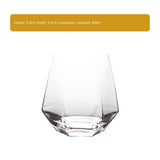 Ultra Clear Crystal Whiskey Glass Cup for Home Bar Party