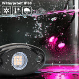 OVOVS Car Accessories 4x4 Off-Road Single Color Led Rock Light 2'' 9W ATV UTV Truck Led Rock Light