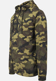 Camo Pull Over Windbreaker