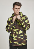 Camo Pull Over Windbreaker