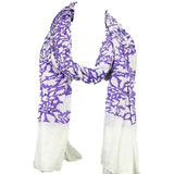 Karuna Floral Fashion Scarves  - Hand Block Printed by Survivors