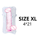 Soft Jelly Dildo Realistic Penis Strong Suction Cup Anal Butt Plug Dick Toy for Adult Erotic G-Spot Orgasm Sex Toys for Woman