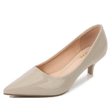 Women's Elegant Medium Heeled Pointed Shoes